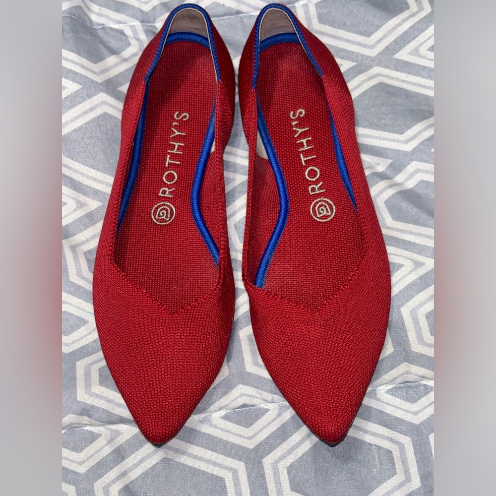 ❤️ Rothy’s Red Flat Shoes 🥿